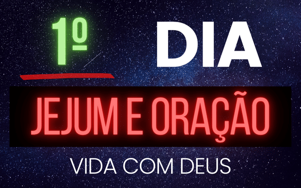 1º de jejum vídeo para te ajudar a se manter na FÉ.